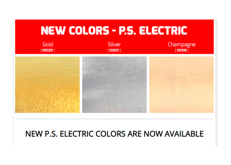 nuevos colores P.S. Electric de SISER